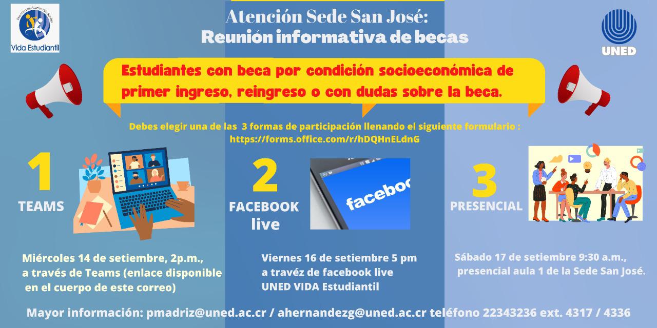 Afiche reunión informativa