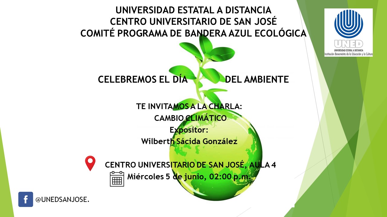 Invitación Charla Cambio Climático Bandera Azul