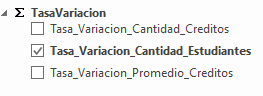 Tasa Variacion