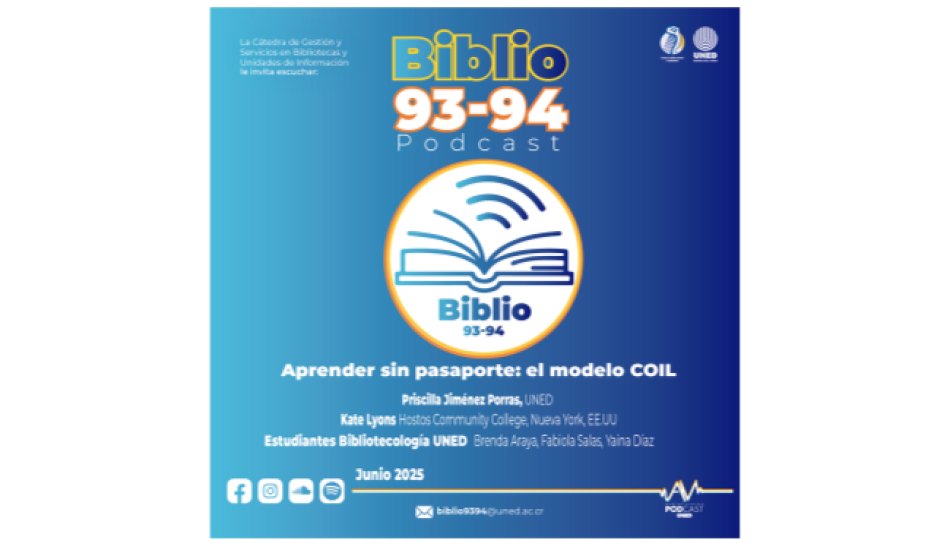 imagen de Biblio 93-94 Podcast Aprender si pasaporte: el modelo COIL