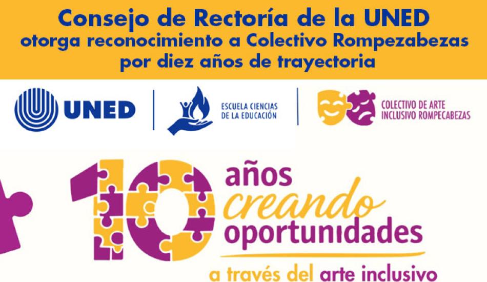 imagen de Consejo de Rectoría otorga reconocimiento al Colectivo Rompecabezas